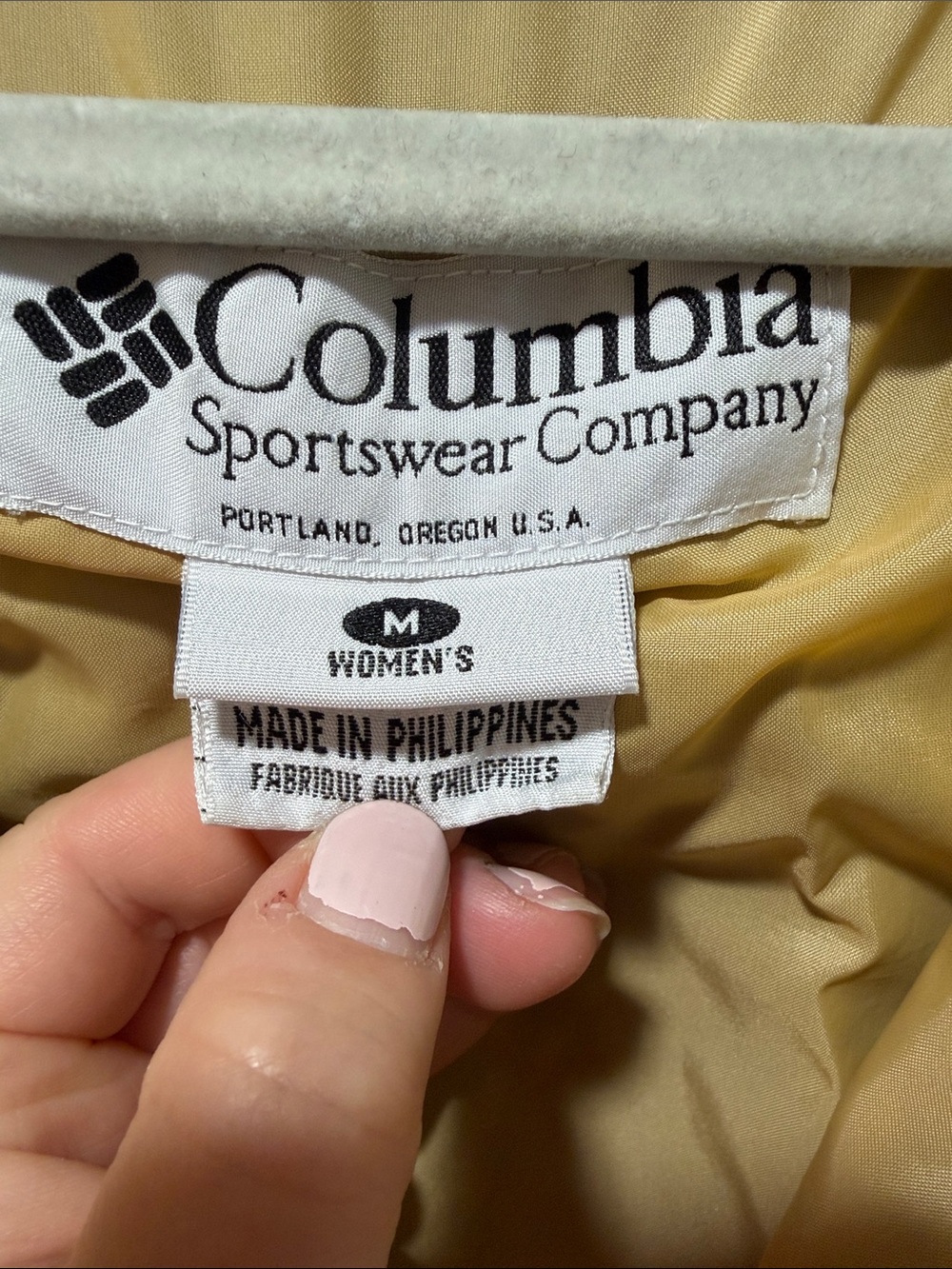 Vintage Wonens Columbia Hooded Windbreaker Rain Jacket Y2K Retro 90s M Outdoor - Picture 4 of 9